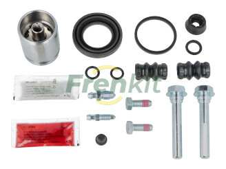 FRENKIT Reparatursatz. Bremssattel 11297378 Einbauposition: Hinterachse, Durchmesser [mm]: 41, Bremssystem: Lucas, TRW, Version: Kit+Piston+GuidePins, Vollsatz: