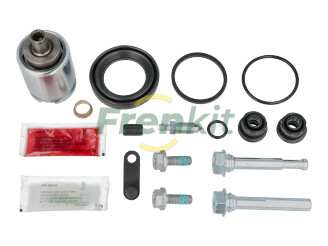 FRENKIT Reparatursatz. Bremssattel 11297404 Einbauposition: Hinterachse, Durchmesser [mm]: 42, Bremssystem: TRW, Version: Kit+Piston+GuidePins, Vollsatz:
