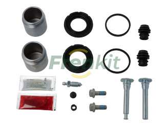 FRENKIT Reparatursatz. Bremssattel 11297454 Einbauposition: Vorderachse, Durchmesser [mm]: 44, Bremssystem: Akebono, Version: Kit+Piston+GuidePins, Vollsatz: