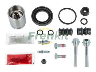 FRENKIT Reparatursatz. Bremssattel 11297380 Einbauposition: Hinterachse, Durchmesser [mm]: 41, Bremssystem: TRW, Version: Kit+Piston+GuidePins, Vollsatz:
