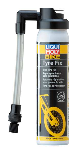 LIQUI-MOLY Puncture repair 11297888 Bicycle Defect Repair Spray, 75ml, 12-29 Collos Bicycle Tire Tires (car, Sclaverand and Dunlop valves). It is also suitable for e-bike.
Packing Type: Tin, Capacity [ml]: 75
Cannot be taken back for quality assurance reasons!