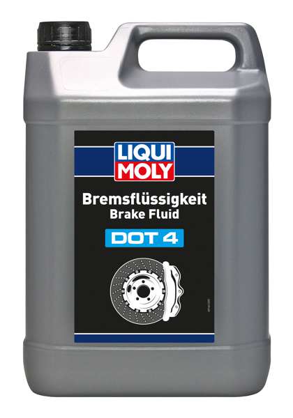 LIQUI-MOLY Bremsflüssigkeit 11297910 Bremsflüssigkeit Punkt 4, 5L, Glykolmeter, Alcohene-Polyiglycol und Glykol-Meter-Basis-synthetischer Bremsflüssigkeit.
Inhalt [Liter]: 5, Gebindeart: Kanister, Herstellerfreigabe: FMVSS 116 DOT 3, FMVSS 116 DOT 4, ISO 4925 Class 3, ISO 4925 Class 4, SAE J 1703/J 1704
Kann aus Gründen der Qualitätssicherung nicht zurückgenommen werden!