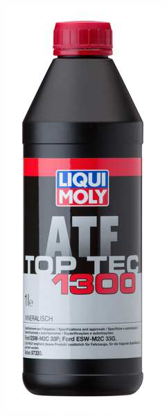 LIQUI-MOLY Getriebeöl 11297928 Top TEC ATF 1300 Automatisches Schaltöl, 1L, Ölspezifikation: Ford ESWM2C 33F/ESW-M2C 33 g. Volvo 97330.
Inhalt [Liter]: 1, Gebindeart: Dose, Herstellerfreigabe: Ford ESW-M2C 33-G, Ford ESW-M2C 33-F, Ölherstellerempfehlung: Volvo 97330
Kann aus Gründen der Qualitätssicherung nicht zurückgenommen werden!