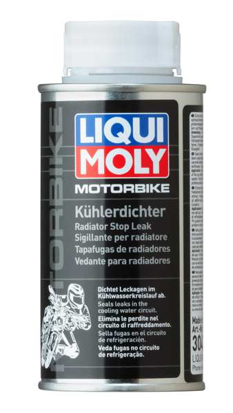 LIQUI-MOLY Stop Leak Radiator Seal. 11297934 Motorbike refrigerator sealing additive, 125ml, to seal smaller leaks of cooling water filtration systems and without cooling water filtration systems. It is also suitable for aluminum and plastic refrigerator. It reliably seals hairline cracks and smaller leaks.
Packing Type: Tin, Contents [ml]: 125
Cannot be taken back for quality assurance reasons!