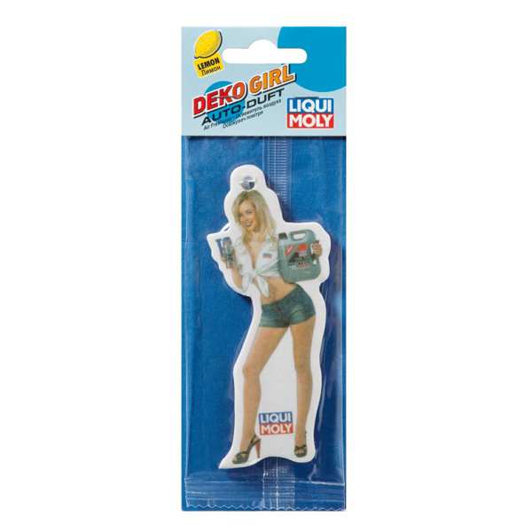 LIQUI-MOLY Eurofresh  fresher 11297935 Air freshener Deko-Girl lemon, 1pcs
Packing Type: Bag
Cannot be taken back for quality assurance reasons!