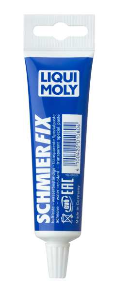 LIQUI-MOLY Fett 11297941 Schmierfix Schmiermittel, 50G, Schmierfix ist eine spezielle, sehr gut angehaltene, wasserdichte Paste mit einem weiten Gebrauchsbereich. Es bietet einen hervorragenden Schutz vor Verschleiß, Korrosion und Oxidation, verhindert Quietschen und Quietschen. Es hält sich sehr gut an, reduziert Reibung, Wärme und Meerwasserbeständigkeit. DIN 51502 ist K1 G-30. Nutzungstemperaturbereich: -30 ° C -+100 ° C.
Gebindeart: Tube
Kann aus Gründen der Qualitätssicherung nicht zurückgenommen werden!