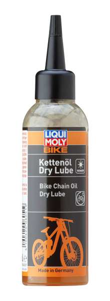 LIQUI-MOLY Schmieröl 11297939 Fahrradkettenöl für trockenes Wetter, 100 ml, speziell zur Schmierung und Pflege von Fahrradketten unter trockenen und staubigen Bedingungen. Es ist auch für E-Bike geeignet.
Gebindeart: Flasche, Inhalt [ml]: 100
Kann aus Gründen der Qualitätssicherung nicht zurückgenommen werden!