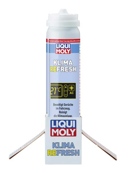 LIQUI-MOLY Klimaanlagenreiniger/-desinfiz 11297947 Klimaerfrischungsspray (allergenfrei), 75 ml, um die Klimaanlagen und die Kabine der Fahrzeuge zu reinigen. Einfach der Pollenfilter oder Es kann verwendet werden, ohne einen Staubfilter zu entfernen. Hab einen schönen frischen Duft.
Gebindeart: Dose, Inhalt [ml]: 75
Kann aus Gründen der Qualitätssicherung nicht zurückgenommen werden!