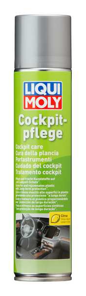 LIQUI-MOLY Cockpitpflege 11297993 Das Dashboard Care Spray 300 ml, verblasste Kunststoffe verleiht wieder seidige matte Licht. Es dringt tief in den Kunststoff ein, der einen langen Effekt liefern.
Gebindeart: Dose, Inhalt [ml]: 300
Kann aus Gründen der Qualitätssicherung nicht zurückgenommen werden!