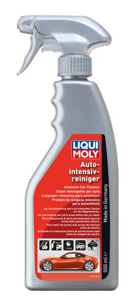 LIQUI-MOLY Reinigungsspray 11298018 Autos intensiver Reiniger, 500 ml, komplett und schnell entfernt Fett, Öl, Kraftstoff und andere starke Schmutz sowie Oberfläche oder Jalousien. Der intensive Autoreiniger verfügt über hervorragende Benetzungs- und Kriechmerkmale und ist biologisch gut abgebaut. Für vorabschwangende Teile des Körpers.
Gebindeart: Pumpsprühflasche, Inhalt [ml]: 500
Kann aus Gründen der Qualitätssicherung nicht zurückgenommen werden!