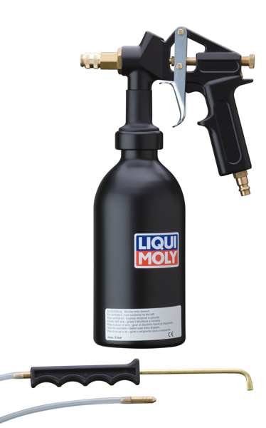 LIQUI-MOLY Hohlraumschutzpistole 11298029 Kleidungshöhlenpistole, Aluminiumbehälter mit Pulverbeschichtung mit kommerziell verbreiteten Druckluftanschluss, Rückkehrventil, flexibler Nylonkopf und Eckdüse. 1 l Füllbetrag.
Kann aus Gründen der Qualitätssicherung nicht zurückgenommen werden!