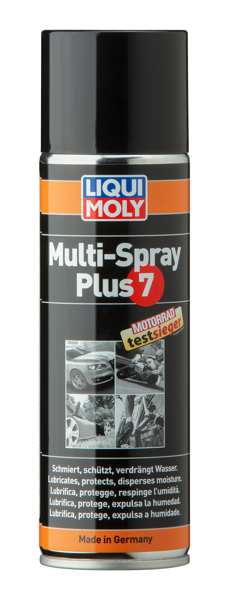 LIQUI-MOLY Universelles Spray 11298027 Multifunktions -Schmiermittelspray, 300 ml, 7 mit günstigen Eigenschaften: 1. Feuchtigkeit drücken. 2. Schützt die elektrischen Teile, beseitigt Kriechströme und Kurzstrecken. 3. Lösen Sie die faulen Schrauben. 4. Stellen Sie sicher, dass sich bewegliche Teile bewegt. 5. schützt vor Korrosion und Oxidation. 6. Pflege der Gummisteile und einfrieren. 7. Eliminiert quietschende Geräusche, neutral zu Kunststoff, Farben, Metallen und Holz.
Gebindeart: Dose, Inhalt [ml]: 300
Kann aus Gründen der Qua