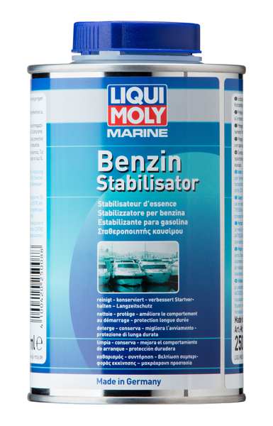 LIQUI-MOLY Kraftstoffadditiv 11298036 Marine Benzinstabilisierungszusatz, 500 ml, zur Lagerung und Erhaltung des 2- und 4 -Stroke -Benzinmotors. Es eignet sich auch für den dauerhaften Einsatz in selten verwendeten Motoren. 500 ml 100 Liter Kraftstoff. Eine Ladung (25 ml) des Dosierungstanks reicht für 5 l Kraftstoff aus.
Gebindeart: Dose, Inhalt [ml]: 500
Kann aus Gründen der Qualitätssicherung nicht zurückgenommen werden!