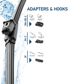 HELLA Wiper blades 11300110 Fitting Position: Front, Length 1 [mm]: 600, Length 2 [mm]: 450, Length 1 [Inch]: 24, Length 2 [Inch]: 18, Wiper blade type: Flat wiper blade, Left-/right-hand drive vehicles: for left-hand drive vehicles, Assy./disassy. by qualified personnel required!: 3.