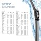 HELLA Wiper blades 11300134 Fitting Position: Front, Length 1 [mm]: 650, Length 2 [mm]: 400, Length 1 [Inch]: 26, Length 2 [Inch]: 16, Wiper blade type: Flat wiper blade, Left-/right-hand drive vehicles: for left-hand drive vehicles, Assy./disassy. by qualified personnel required!: 4.