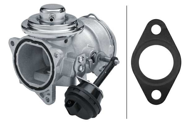 HELLA EGR valve 11299234 Supplementary Article/Supplementary Info: with seal, Operating Mode: Pneumatic, Assy./disassy. by qualified personnel required!: