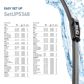 HELLA Wiper blades 11300125 Fitting Position: Front, Length 1 [mm]: 525, Length 2 [mm]: 475, Length 1 [Inch]: 21, Length 2 [Inch]: 19, Wiper blade type: Flat wiper blade, Left-/right-hand drive vehicles: for left-hand drive vehicles, Assy./disassy. by qualified personnel required!: 7.