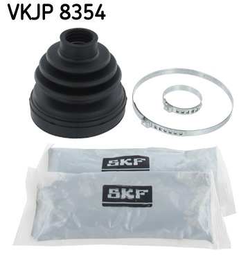 SKF Drive shaft boot 10729457 Stock. Material: rubber
Thickness [mm]: 12,5, Height [mm]: 96, Joint Type: Tripod Joint, Inner diameter 1 [mm]: 28,5, Inner diameter 2 [mm]: 80