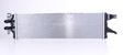NISSENS Radiator 11119140 Cooling fins material: Aluminium, Core Depth [mm]: 26, Core Length [mm]: 697, Core Width [mm]: 201, Inlet O [mm]: 22, Outlet O [mm]: 22, Radiator type: Brazed cooling fins, Supplementary Article/Info 2: without cap, without expansion tank, Supplementary Article/Supplementary Info: with gaskets/seals, Water Tank Material (radiator): Plastic 2.