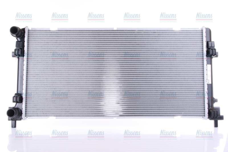 NISSENS Radiator 11243510 Cooling fins material: Aluminium, Core Depth [mm]: 32, Core Length [mm]: 650, Core Width [mm]: 321, Inlet O [mm]: 32,5, Outlet O [mm]: 32,5, Radiator type: Brazed cooling fins, Supplementary Article/Info 2: without cap, without expansion tank, Supplementary Article/Supplementary Info: with gaskets/seals, Water Tank Material (radiator): Plastic 1.