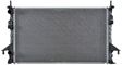 BEHR HELLA SERVICE Radiator 11311555 Radiator type: Brazed cooling fins, Heating/Cooling: without thermal switch connector, Core Length [mm]: 680, Core Width [mm]: 398, Core Depth [mm]: 40, Water Tank Material (radiator): Plastic, Manufacturer: produced by MAHLE, Vehicle Equipment: for vehicles with air conditioning, Transmission Type: Automatic Transmission 2.