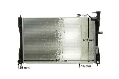 BEHR HELLA SERVICE Radiator