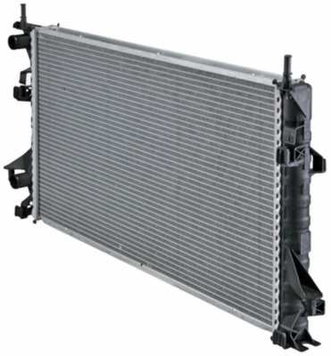 BEHR HELLA SERVICE Radiator 11311555 Radiator type: Brazed cooling fins, Heating/Cooling: without thermal switch connector, Core Length [mm]: 680, Core Width [mm]: 398, Core Depth [mm]: 40, Water Tank Material (radiator): Plastic, Manufacturer: produced by MAHLE, Vehicle Equipment: for vehicles with air conditioning, Transmission Type: Automatic Transmission 1.