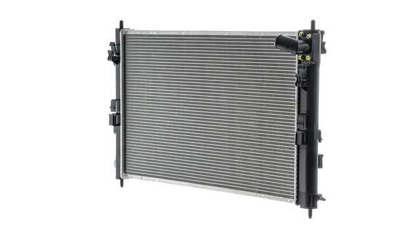 BEHR HELLA SERVICE Radiator 11312282 Radiator type: Brazed cooling fins, Core Length [mm]: 698, Core Width [mm]: 404, Core Depth [mm]: 25, Water Tank Material (radiator): Plastic 1.