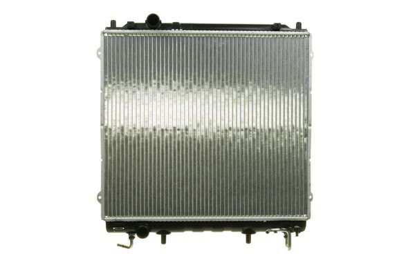 BEHR HELLA SERVICE Radiator 11312120 Radiator type: Brazed cooling fins, Core Length [mm]: 568, Core Width [mm]: 510, Core Depth [mm]: 26, Water Tank Material (radiator): Plastic, Transmission Type: Automatic Transmission 1.