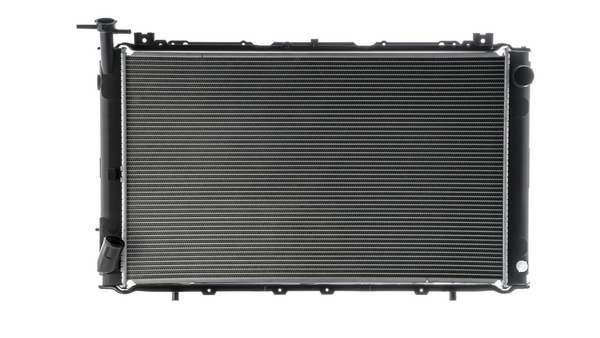 BEHR HELLA SERVICE Radiator 11311306 Radiator type: Brazed cooling fins, Core Length [mm]: 740, Core Width [mm]: 455, Core Depth [mm]: 38, Water Tank Material (radiator): Plastic, Thickness [mm]: 2, Supplementary Article/Supplementary Info: with holder, with accessories, Supplementary Article/Info 2: with seal ring 1.