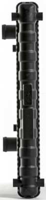 BEHR HELLA SERVICE Radiator 11311305 Radiator type: Mechanically jointed cooling fins, Core Length [mm]: 430, Core Width [mm]: 377, Core Depth [mm]: 34, Water Tank Material (radiator): Plastic, Vehicle Equipment: for vehicles without air conditioning, Transmission Type: Manual Transmission 1.