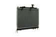 BEHR HELLA SERVICE Radiator 11312045 Radiator type: Brazed cooling fins, Core Length [mm]: 558, Core Width [mm]: 385, Core Depth [mm]: 26, Water Tank Material (radiator): Plastic, Vehicle Equipment: for vehicles with/without air conditioning, Transmission Type: Manual Transmission 2.