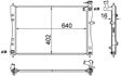 BEHR HELLA SERVICE Radiator 11312262 Radiator type: Brazed cooling fins, Core Length [mm]: 640, Core Width [mm]: 402, Core Depth [mm]: 16, Water Tank Material (radiator): Plastic, Transmission Type: Manual Transmission 2.