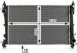 BEHR HELLA SERVICE Radiator 11312337 Radiator type: Brazed cooling fins, Core Length [mm]: 620, Core Width [mm]: 397, Core Depth [mm]: 16, Water Tank Material (radiator): Plastic, Diameter 1 [mm]: 39, Diameter 2 [mm]: 8, Diameter 3 [mm]: 39, Diameter 4 [mm]: 20 3.
