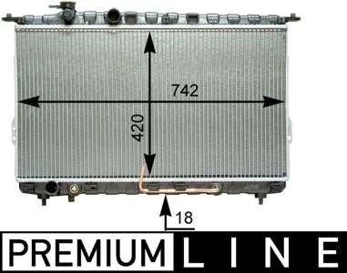 BEHR HELLA SERVICE Radiator