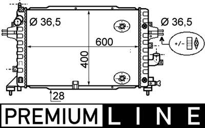 BEHR HELLA SERVICE Radiator