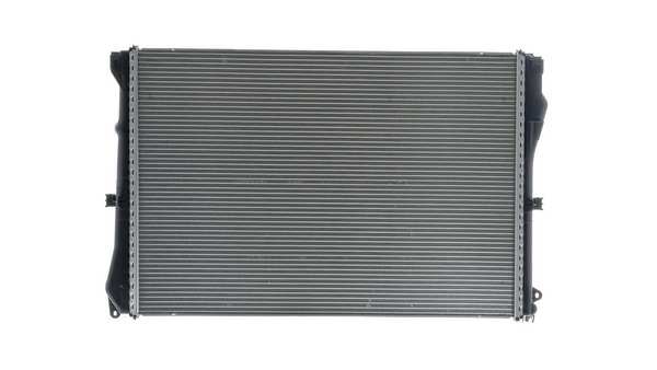 BEHR HELLA SERVICE Radiator 11312377 Radiator type: Brazed cooling fins, Core Length [mm]: 640, Core Width [mm]: 446, Core Depth [mm]: 16, Water Tank Material (radiator): Plastic, Inlet O [mm]: 38, Outlet O [mm]: 38, Cooling fins material: Aluminium, Manufacturer: produced by MAHLE 1.