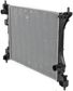 BEHR HELLA SERVICE Radiator 11312316 Radiator type: Mechanically jointed cooling fins, Core Length [mm]: 540, Core Width [mm]: 392, Core Depth [mm]: 18, Diameter 1 [mm]: 36, Diameter 2 [mm]: 36, Vehicle Equipment: for vehicles with/without air conditioning 2.
