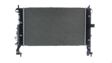 BEHR HELLA SERVICE Radiator 11312525 Radiator type: Brazed cooling fins, Core Length [mm]: 600, Core Width [mm]: 371, Core Depth [mm]: 28, Water Tank Material (radiator): Plastic, Inlet O [mm]: 34, Outlet O [mm]: 45, Cooling fins material: Aluminium, Manufacturer: produced by MAHLE 3.