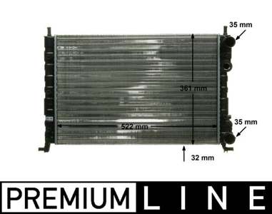 BEHR HELLA SERVICE Radiator