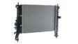 BEHR HELLA SERVICE Radiator 11312525 Radiator type: Brazed cooling fins, Core Length [mm]: 600, Core Width [mm]: 371, Core Depth [mm]: 28, Water Tank Material (radiator): Plastic, Inlet O [mm]: 34, Outlet O [mm]: 45, Cooling fins material: Aluminium, Manufacturer: produced by MAHLE 5.