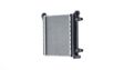 BEHR HELLA SERVICE Radiator 11312555 Radiator type: Brazed cooling fins, Core Length [mm]: 195, Core Width [mm]: 205, Core Depth [mm]: 28, Water Tank Material (radiator): Plastic, Inlet O [mm]: 16, Outlet O [mm]: 16, Cooling fins material: Aluminium, Manufacturer: MAHLE 9.