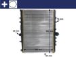 BEHR HELLA SERVICE Radiator 11311673 Radiator type: Mechanically jointed cooling fins, Core Length [mm]: 563, Core Width [mm]: 379, Core Depth [mm]: 27, Supplementary Article/Supplementary Info: with accessories, Supplementary Article/Info 2: with bracket, with screw, Vehicle Equipment: for vehicles with/without air conditioning, Transmission Type: Manual Transmission 6.