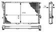 BEHR HELLA SERVICE Radiator 11311386 Radiator type: Brazed cooling fins, Core Length [mm]: 650, Core Width [mm]: 438, Core Depth [mm]: 34, Water Tank Material (radiator): Plastic, Manufacturer: produced by MAHLE, Vehicle Equipment: for vehicles with/without air conditioning 11.