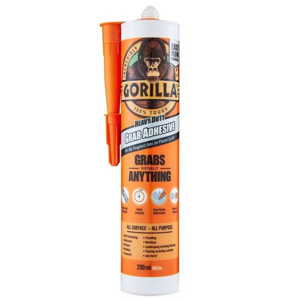 GORILLA GLUE Kleber 164024 Gorilla -Konstruktionskleber, Versiegelung, 100 % wasserdicht und lösungsmittelfrei, nach dem Trocknen gemalt, 30 Sekunden, weiß, 290 ml
Kann aus Gründen der Qualitätssicherung nicht zurückgenommen werden!