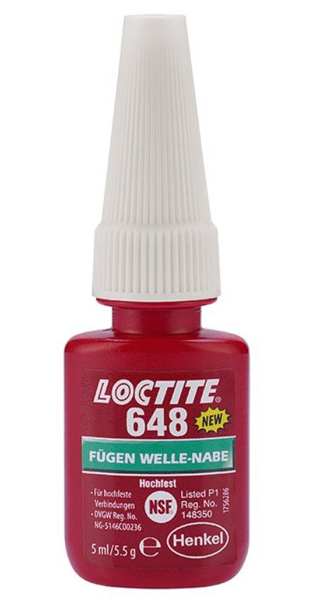 LOCTITE Lagerhalterung 682613 Loctite® 648, mittlere Festigkeit, hohe wärmebeständige Tapfschrank, 5 ml
Kann aus Gründen der Qualitätssicherung nicht zurückgenommen werden! 1.