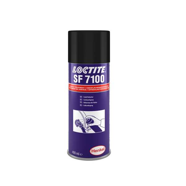 LOCTITE Leak warning 682658 Loctite® SF 7100 (Loctite® 7100), Leak Display Spray for Gas, 60 ° C, 400 ml
Cannot be taken back for quality assurance reasons! 1.