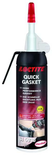 LOCTITE REINZOSIL 10267872 Loctite® Si 5910 (Loctite® 5910), Schnelldichtung, Silikonchirurgie, Oxym, ölresistent, schwarz, 100 ml
Kann aus Gründen der Qualitätssicherung nicht zurückgenommen werden!