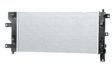 NISSENS Radiator 11243459 Cooling fins material: Aluminium, Core Depth [mm]: 12, Core Length [mm]: 635, Core Width [mm]: 308, Inlet O [mm]: 19, Outlet O [mm]: 19, Radiator type: Brazed cooling fins, Supplementary Article/Info 2: without cap, without expansion tank, Supplementary Article/Supplementary Info: with gaskets/seals, Water Tank Material (radiator): Plastic 2.