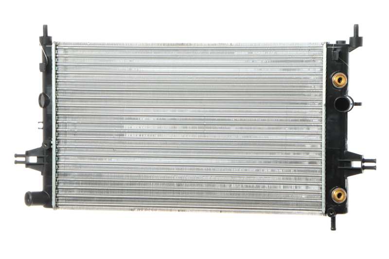 NISSENS Radiator 293226 Aluminum/plastic
Cooling fins material: Aluminium, Core Depth [mm]: 23, Core Length [mm]: 610, Core Width [mm]: 378, Inlet O [mm]: 34, Outlet O [mm]: 34, Radiator type: Mechanically jointed cooling fins, Supplementary Article/Info 2: without expansion tank, Supplementary Article/Supplementary Info: with oil cooler, without gasket/seal, Water Tank Material (radiator): Plastic 1.
